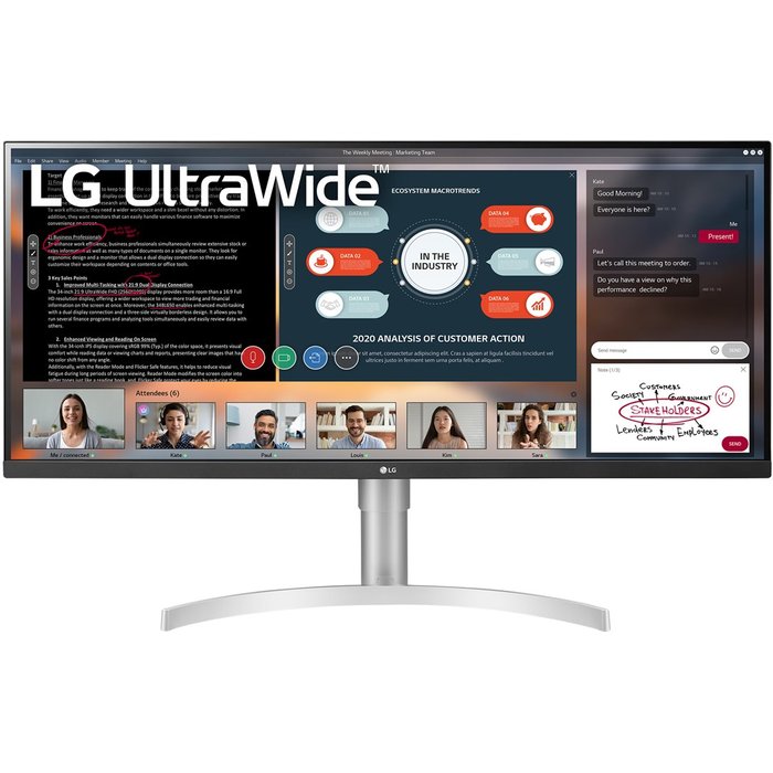 Monitors LG 34WN650-W.AEU 34"