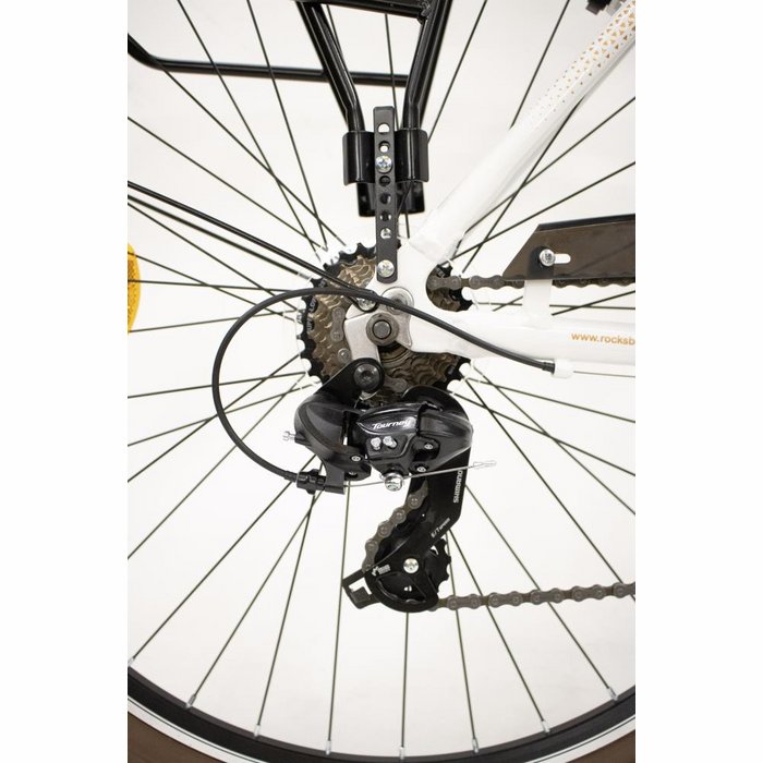Rocksbike Lifestyle 3.0 White/Brown 28"