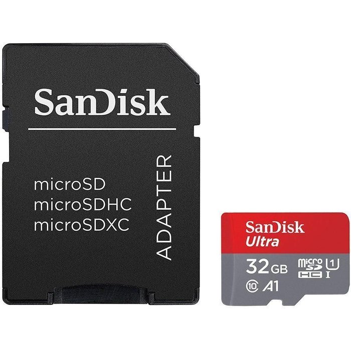 SanDisk Micro SDHC 32GB Class 10 + Adapter