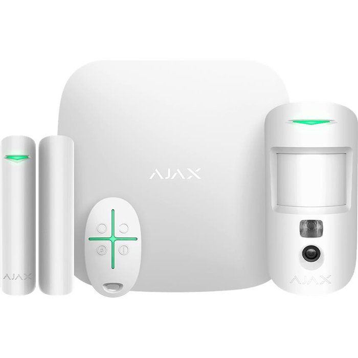 Ajax Alarm Security StarterKit Cam White