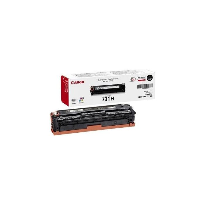 Printeru izejmateriāli Canon 731H High Yield Black Toner Cartridge