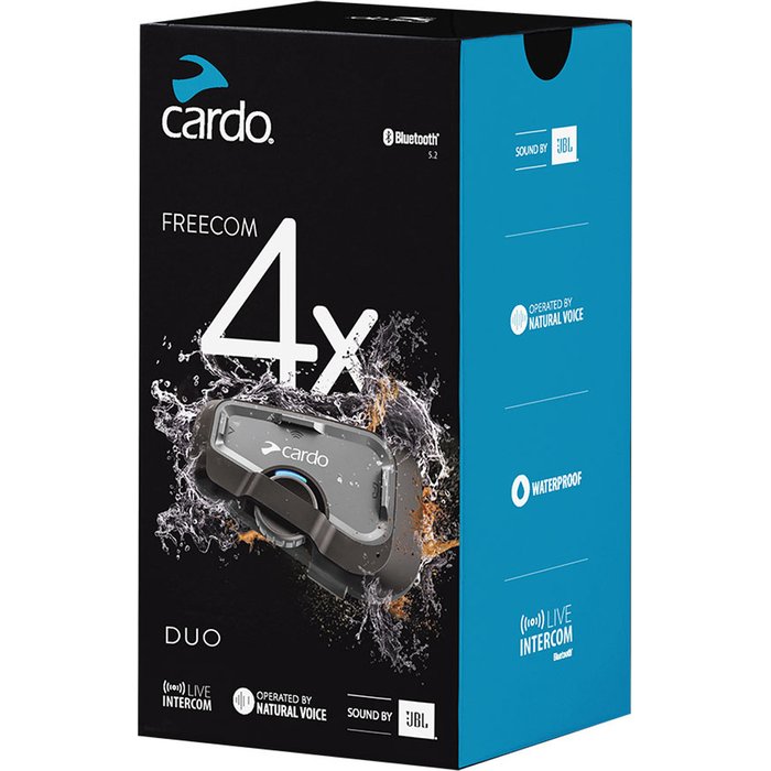 Brīvroku ierīce Brīvroku sistēma Cardo Freecom 4X Duo