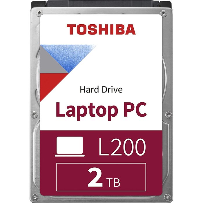 Iekšējie сietie diski Toshiba L200 Mobile 2.5" 2TB SATA HDD HDWL120UZSVA