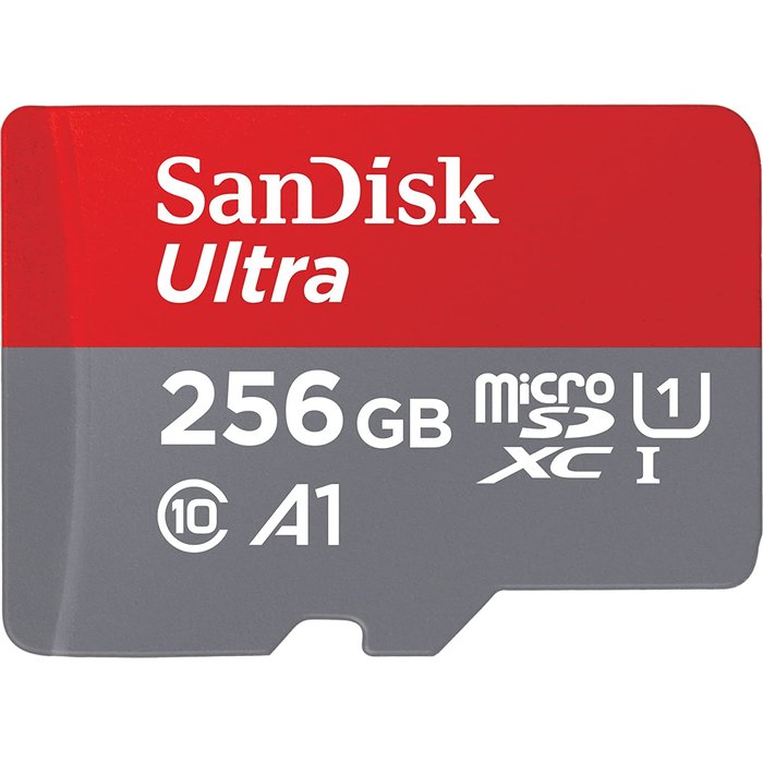 SanDisk Ultra microSDXC 256GB Class 10 + SD Adapter