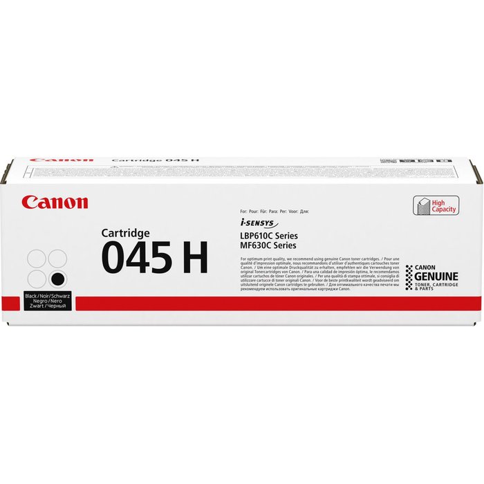 Printeru izejmateriāli Canon 045H High Yield Black Toner Cartridge