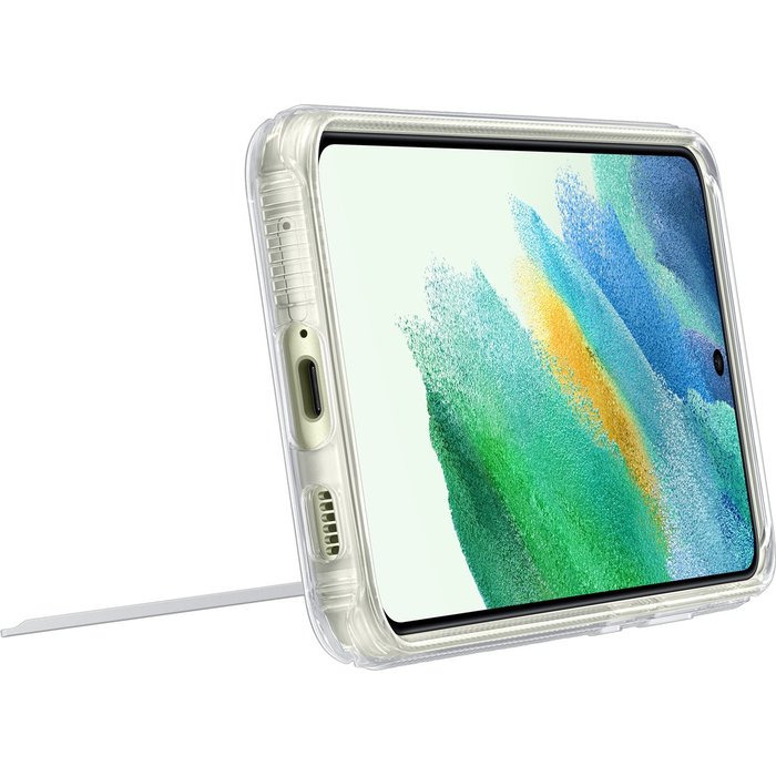 Samsung Galaxy S21 FE Clear Standing Cover Transparent