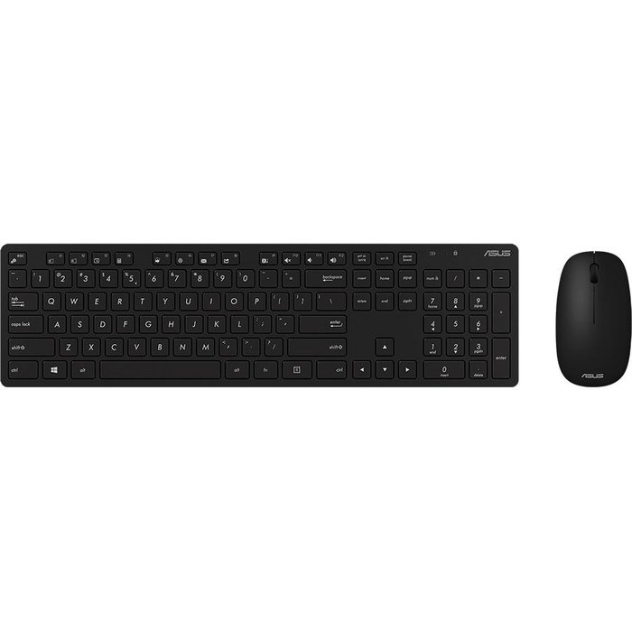 Klaviatūra Klaviatūra Asus W5000 Wireless Keyboard and Mouse Set ENG Black