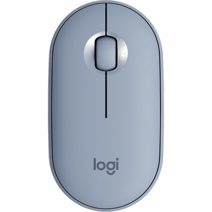 Peles Logitech Pebble M350 Blue Gray