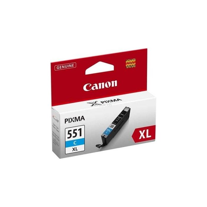 Canon CLI-551XL High Yield Cyan Ink Cartridge 6444B001