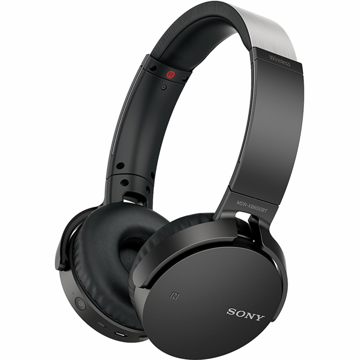 Austiņas Austiņas Sony on-ear MDR-XB650BT Extra Bass Black [Mazlietots]