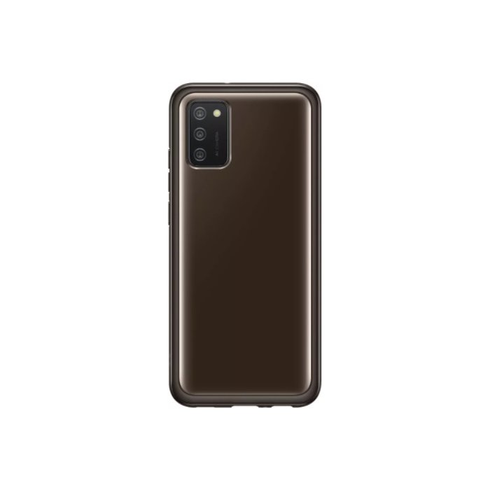 Samsung Galaxy A02s Soft Clear Cover Black