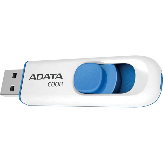 USB zibatmiņa Adata C008 32GB White/Blue