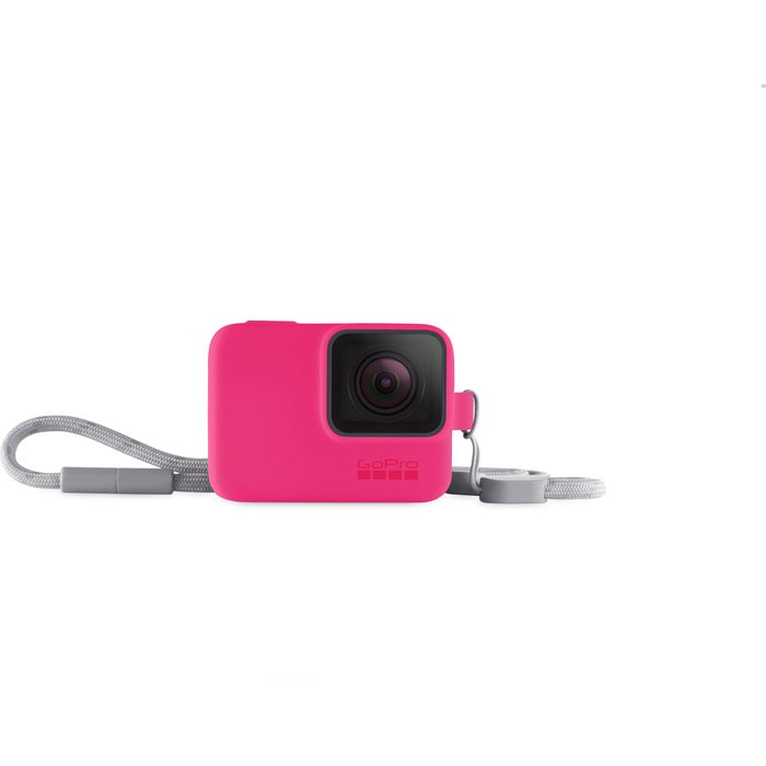 GoPro Sleeve + Lanyard Electric Pink