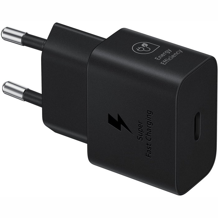 Lādētāji, kabeļi un adapteri Samsung 25W Power Adapter Type-C (w/o cable) Black