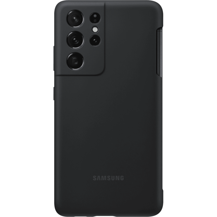 Samsung Galaxy S21 Ultra Silicone Cover with S Pen Black