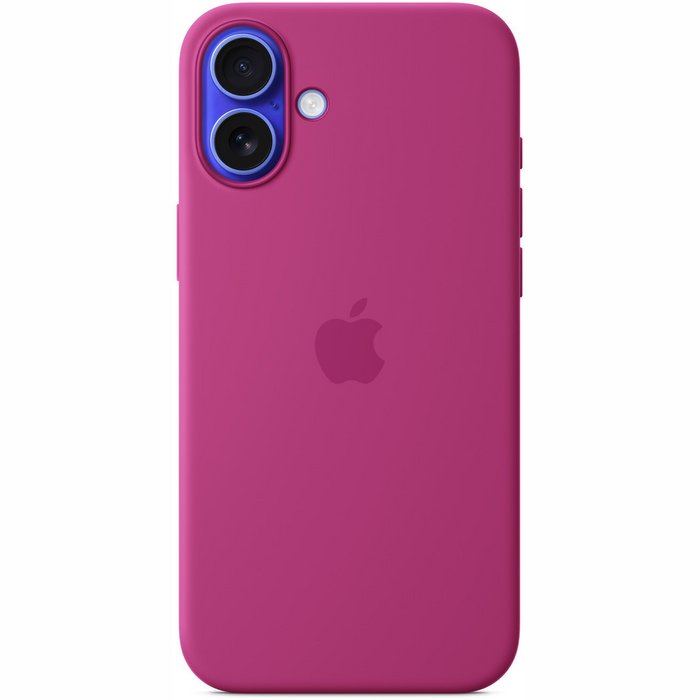 Apple iPhone 16 Plus Silicone Case with MagSafe - Fuchsia