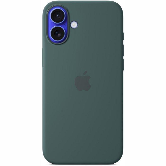 Apple iPhone 16 Plus Silicone Case with MagSafe - Lake Green