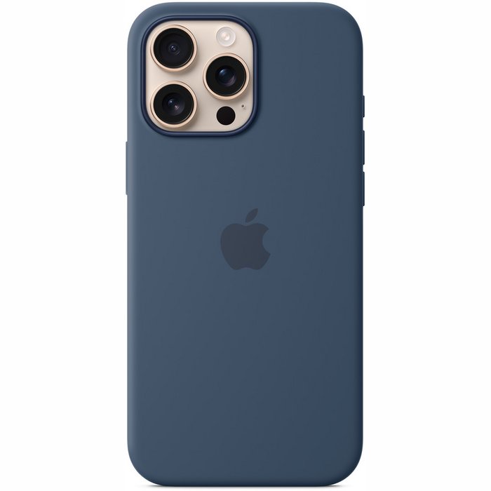 Apple iPhone 16 Pro Max Silicone Case with MagSafe - Denim