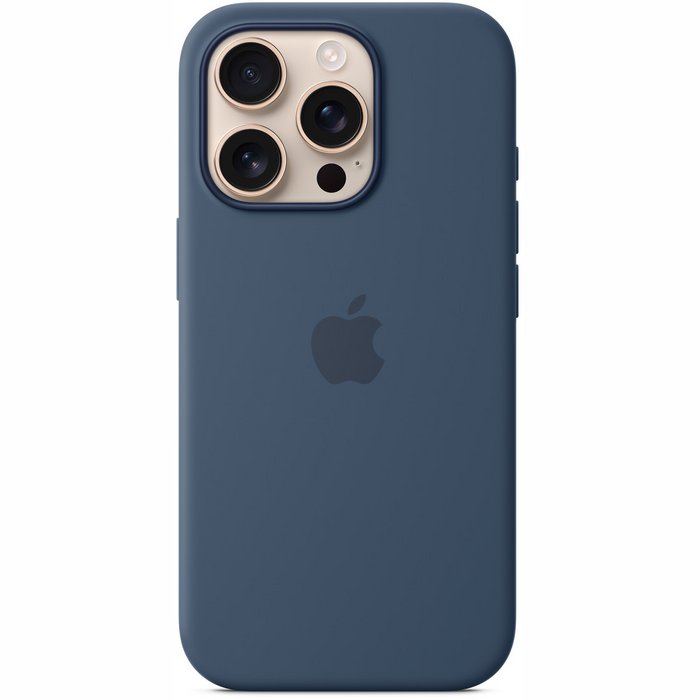 Apple iPhone 16 Pro Silicone Case with MagSafe - Denim