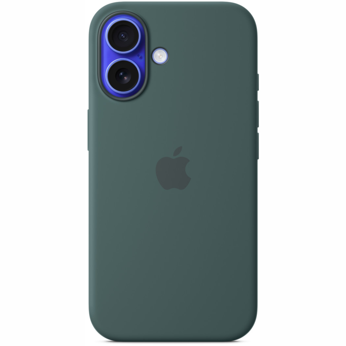 Apple iPhone 16 Silicone Case with MagSafe - Lake Green