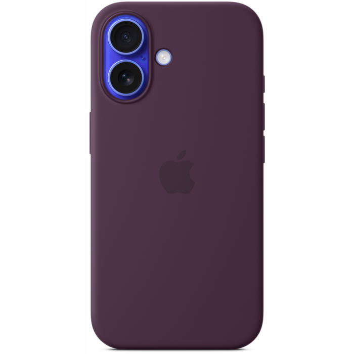 Apple iPhone 16 Silicone Case with MagSafe - Plum