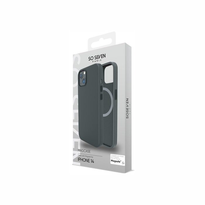 So Seven Leather Mag Case for Apple iPhone 14 Black
