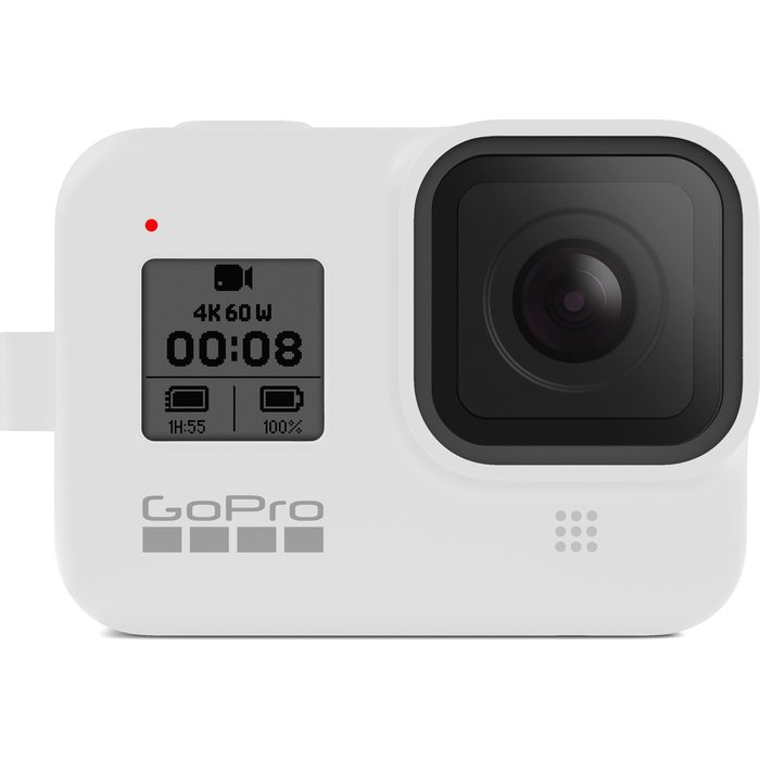 GoPro Sleeve + Lanyard White Hot