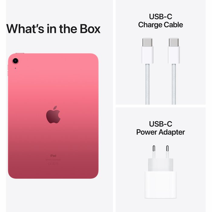 Apple iPad 10.9" Wi-Fi + Cellular 256GB - Pink 10th gen (2022)