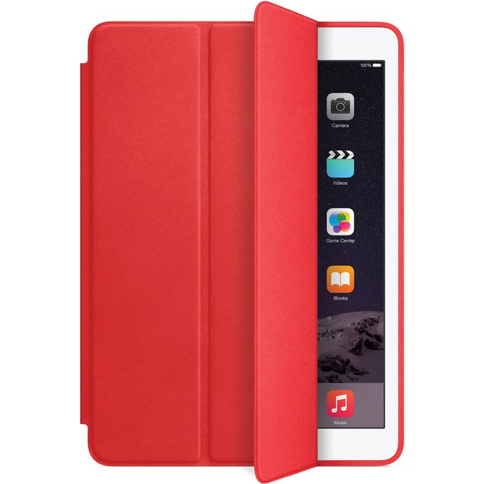 Somas un apvalki planšetdatoriem Apple iPad Air 2 Smart Case - Red
