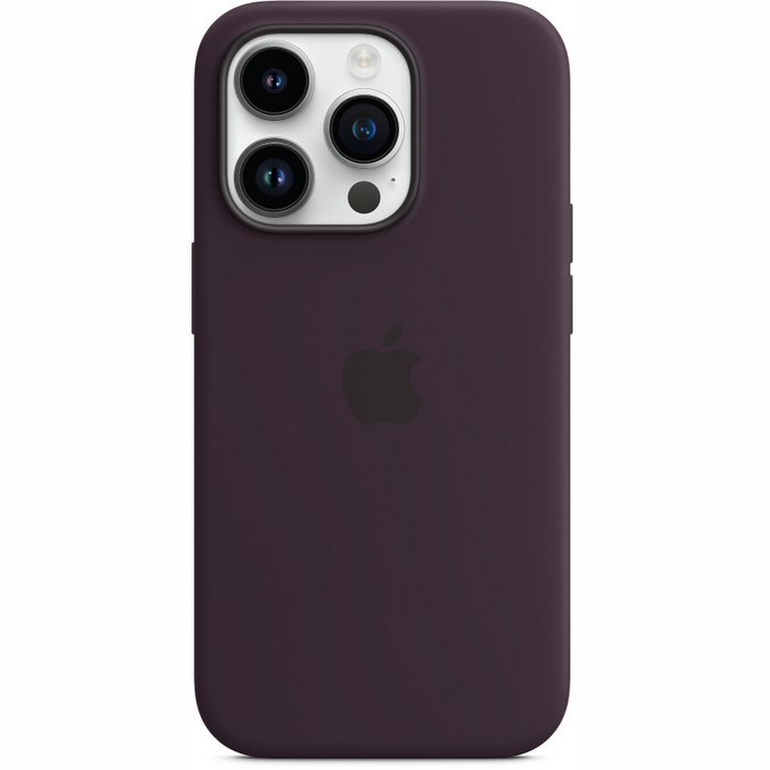 Apple iPhone 14 Pro Silicone Case with MagSafe Elderberry