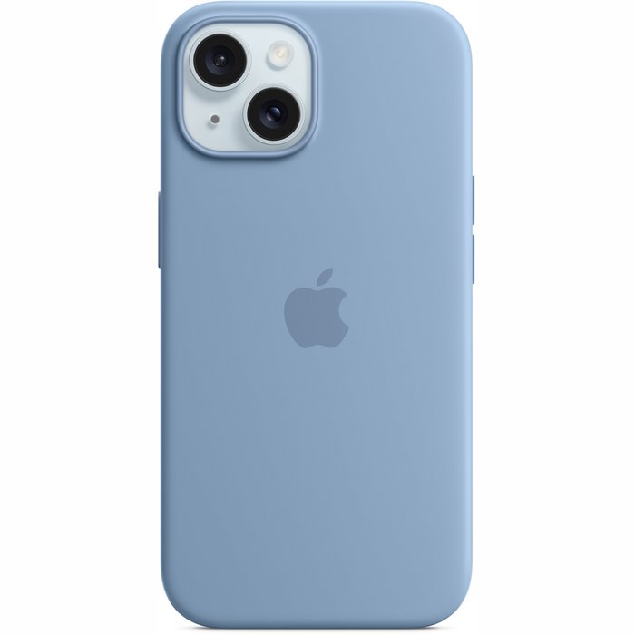 Apple iPhone 15 Silicone Case with MagSafe - Winter Blue