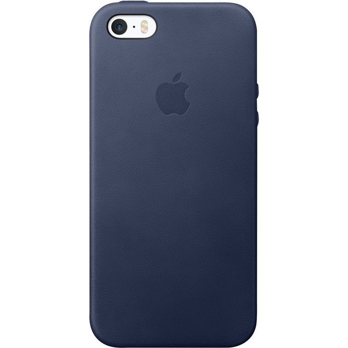 Aizsargapvalks Apple iPhone SE Leather Case - Midnight Blue