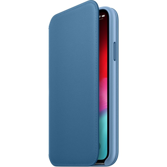 iphone leather case cape cod blue