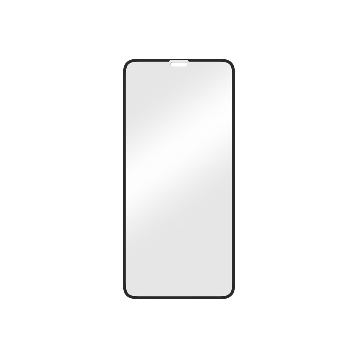 Viedtālruņa ekrāna aizsargs Aizsargstikls Apple iPhone XS Max Real Glass 3D By Displex Black
