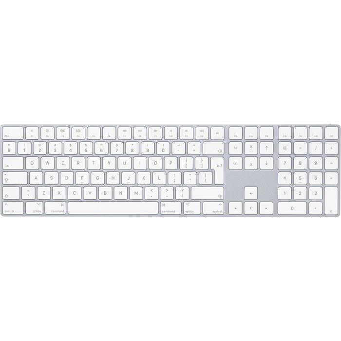 Клавиатура Apple Magic Keyboard with Numeric Keypad INT Silver