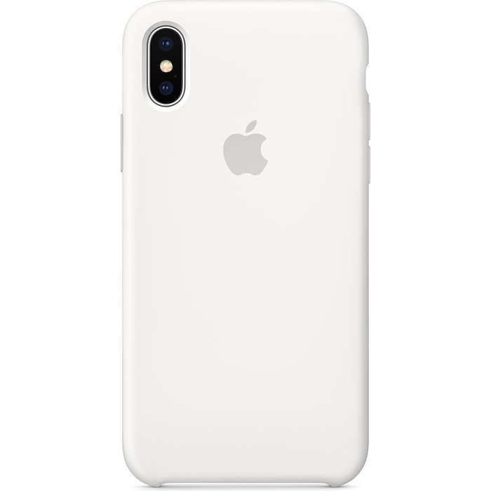 Viedtālruņu aksesuāri Apple iPhone X Silicone Case White