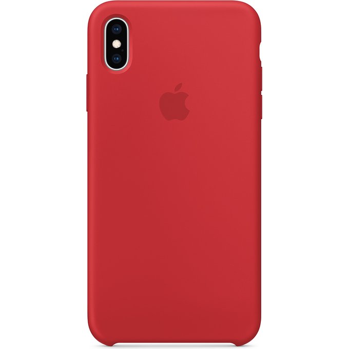 Apple iPhone XS Max Silicone Case - (PRODUCT) RED