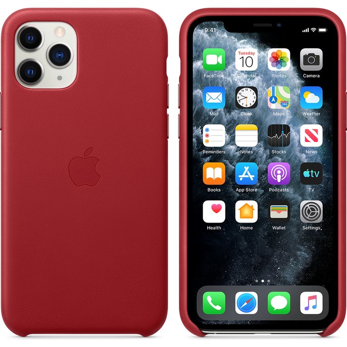 Apple iPhone 11 Pro Leather Case - (Product)Red
