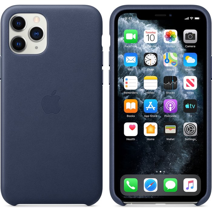 Apple iPhone 11 Pro Leather Case - Midnight Blue