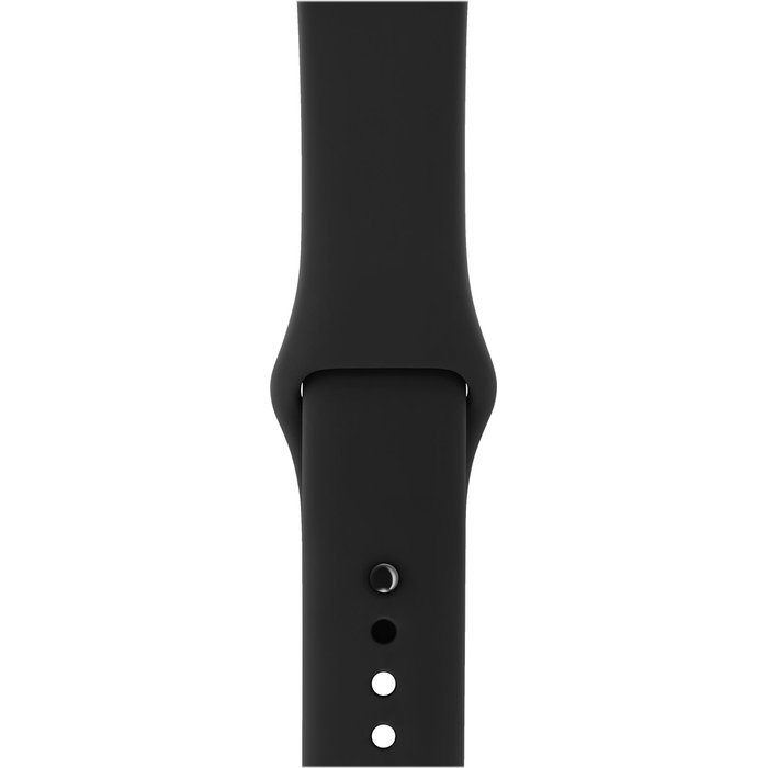 Viedpulkstenis Apple Watch Series 3 (GPS) 38mm Space Gray Black Sport Band