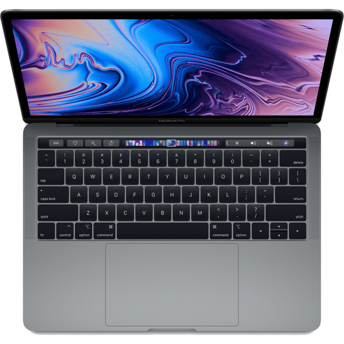 Portatīvais dators Portatīvais dators Apple MacBook Pro 13.3" Retina with Touch Bar QC i5 2.3GHz/8GB/512GB/Intel Iris Plus 655 Space Gray INT