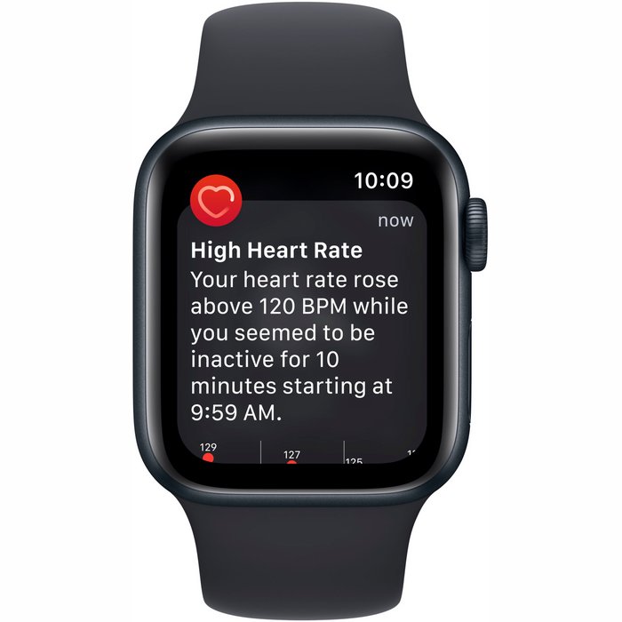 Viedpulkstenis Apple Watch SE (2nd Gen) GPS 40mm Midnight Aluminium Case with Midnight Sport Band
