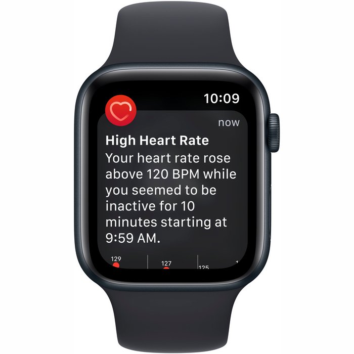 Apple Watch SE (2nd Gen) GPS + Cellular 44mm Midnight Aluminium Case