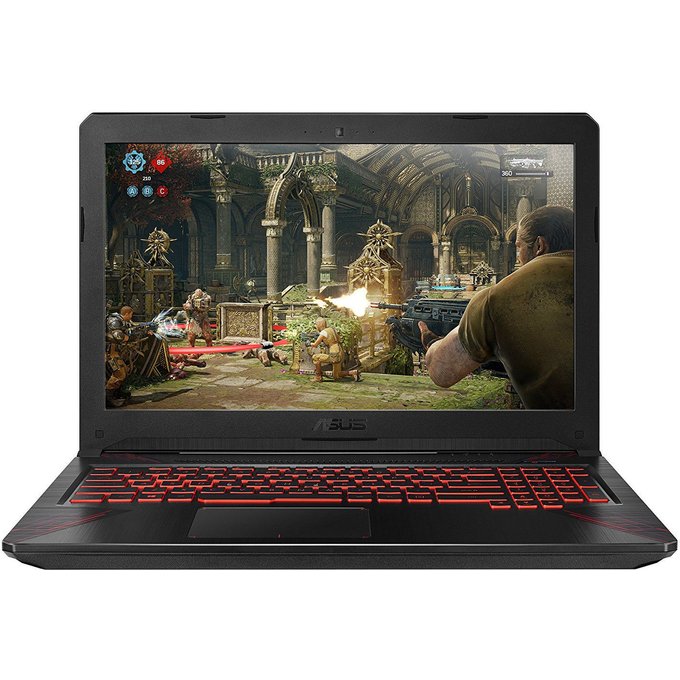 Portatīvais dators Portatīvais dators Asus TUF Gaming FX504GD-E4083 Black/Red 15.6"