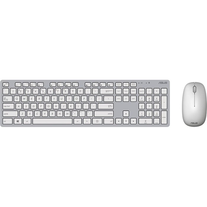 Klaviatūra Klaviatūra Asus W5000 Wireless Keyboard and Mouse Set RUS White
