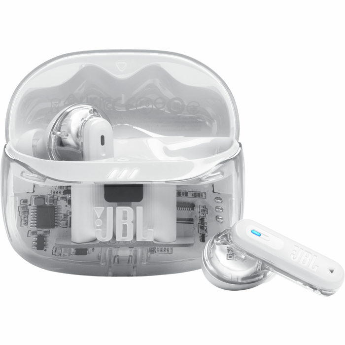Austiņas JBL Tune Beam 2 Ghost White