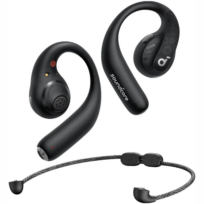 Austiņas Soundcore AeroFit Pro Black