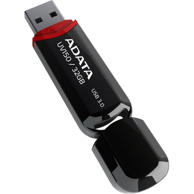 USB zibatmiņa Adata Dashdrive UV150 32GB Black USB3.0