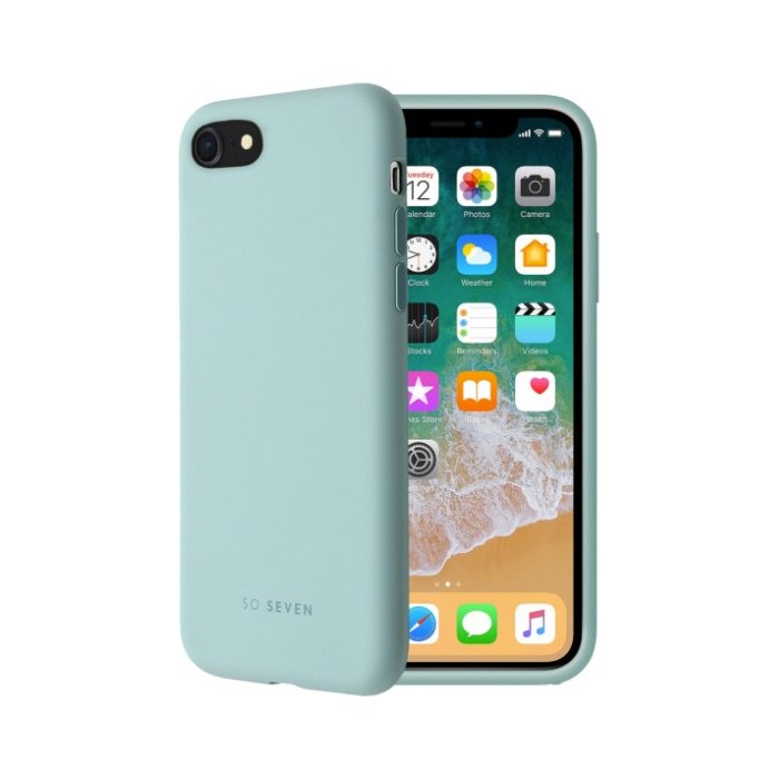 Apple iPhone 7/8/SE 2020 smoothie silicone cover by SoSeven Blue