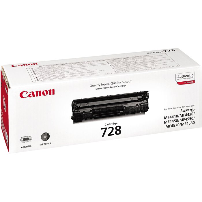 Printeru izejmateriāli Canon Cartridge 728 Black 3500B002